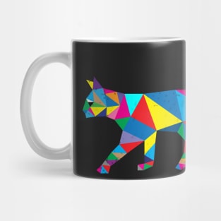 Geometric Cat Mug